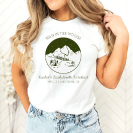 Camping Bachelorette Personalisierter T - Shirt