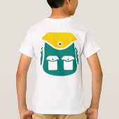Camping-Backpack Grafik T-Shirt (Rückseite)