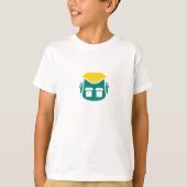 Camping-Backpack Grafik T-Shirt (Vorderseite)