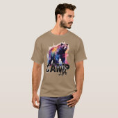 Camping Bär Sommercamp Zitat Camping Des Junge T-Shirt (Vorne ganz)