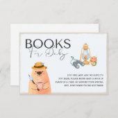 Camping Bear Baby Duschbücher für Babykarte Einladung (Vorne/Hinten)