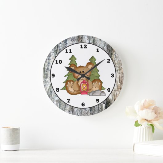 Camping Bear Camper Uhr (Zuhause)