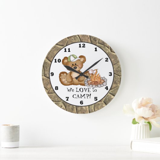Camping Bear Camper Uhr 3 (Zuhause)