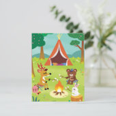 Camping bedankte sich bei Ihnen Dankeskarte (Stehend Vorderseite)