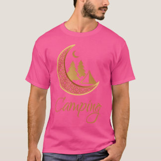 Camping bei Gold Moon Freunden T-Shirt