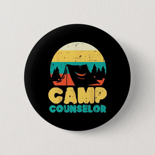 Camping-Berater Camping-Direktor Camper Männer Fra Button (Vorderseite)