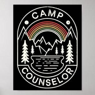 Camping-Berater-Shirt Camper Sommer Camping-Person Poster