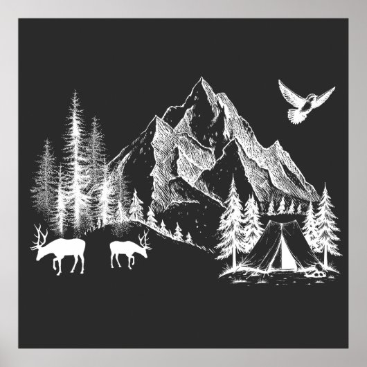 Camping Bergsee-Zauber im Val Piora Poster (Vorne)