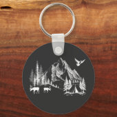 Camping Bergsee-Zauber im Val Piora Schlüsselanhänger (Rückseite)