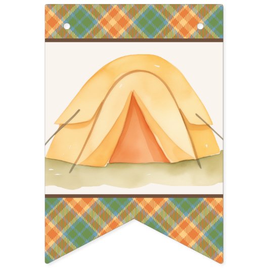 Camping Birthday Bunting Flags Banner (Erste Fahne)