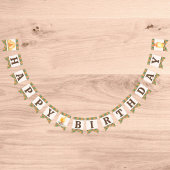 Camping Birthday Bunting Flags Banner