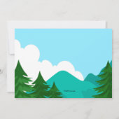 Camping Birthday Party Einladung (Rückseite)