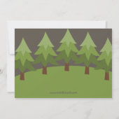 Camping Birthday Party Einladung für Mädchen (Rückseite)