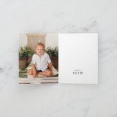 Camping Birthday Party | Foto Vielen Dank Dankeskarte (Innenseite)