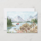 Camping Birthday Party | Foto Vielen Dank Dankeskarte (Rückseite)