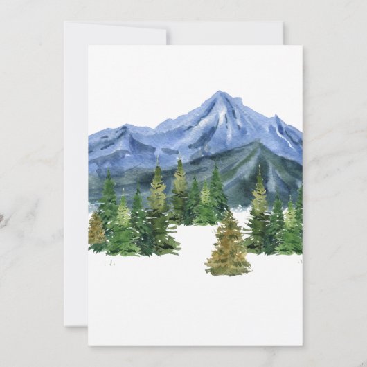 Camping Birthday Party Moderne Kinder Einladung (Rückseite)