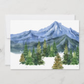 Camping Birthday Party Moderne Kinder Einladung (Rückseite)