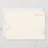 Camping Birthday Party Modernes Foto Einladung (Rückseite)