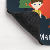 Camping Birthday Party Mousepad (Ecke)