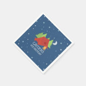 Camping Birthday Party Servietten (Ecke)