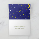 Camping Birthday Party Sleepover Khaki Green Karte (Innenseite)