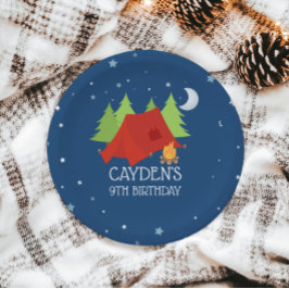 Camping Birthday Party Teller