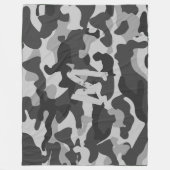 Camping Blanket Camouflage Hinzufügen Initial Kids Fleecedecke (Vorderseite)