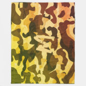 Camping Blanket Camouflage Hinzufügen Initial Kids Fleecedecke (Vorderseite)