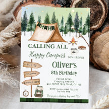 Camping Bonfire Campfire S'mores Geburtstag