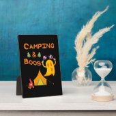 Camping & Boos Ghosts Camping Halloween Fotoplatte (Seite)
