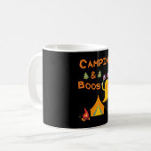 Camping & Boos Ghosts Camping Halloween Kaffeetasse (Vorderseite Links)