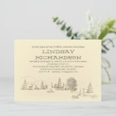 Camping Brautdusche Einladung (Stehend Vorderseite)