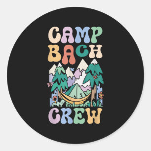 Camping Brautparty Camp Bachelorette Camp Bach C Runder Aufkleber