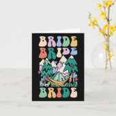 Camping Brautparty Camp Bachelorette Camp Bridge Karte (Gelbe Blume)