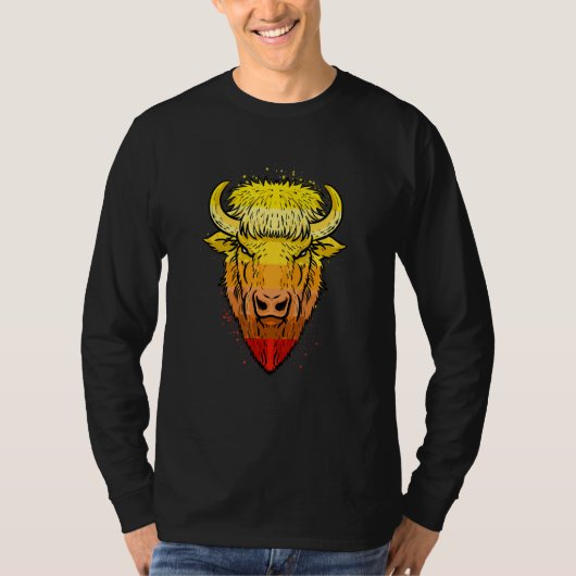 Camping Buffalo Bison T-Shirt (Vorderseite)