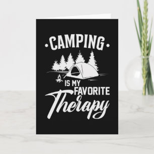Camping Camp Camper Funny Funny Gift Idee Karte
