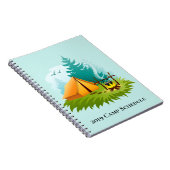 Camping Camp Campfire Spiral-Bound Notebook Notizblock (Rechte Seite)