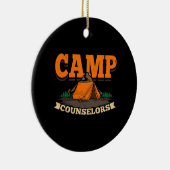 Camping - Camp Counselor Keramik Ornament (Rechts)