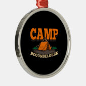 Camping - Camp Counselor Ornament Aus Metall (Rechts)