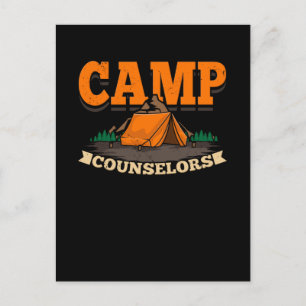 Camping - Camp Counselor Postkarte