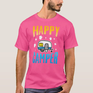 Camping Camp Glücklicher Camper Outr Camp lustig T-Shirt
