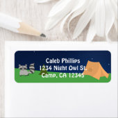 Camping Camp Out Geburtstagsgruppenanschrift (Insitu)