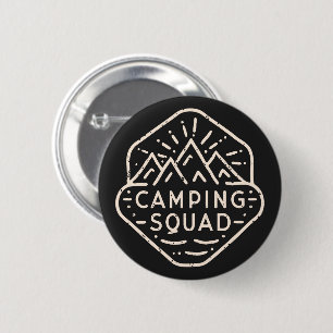 Camping Camp Squad Adventure Buddy Button