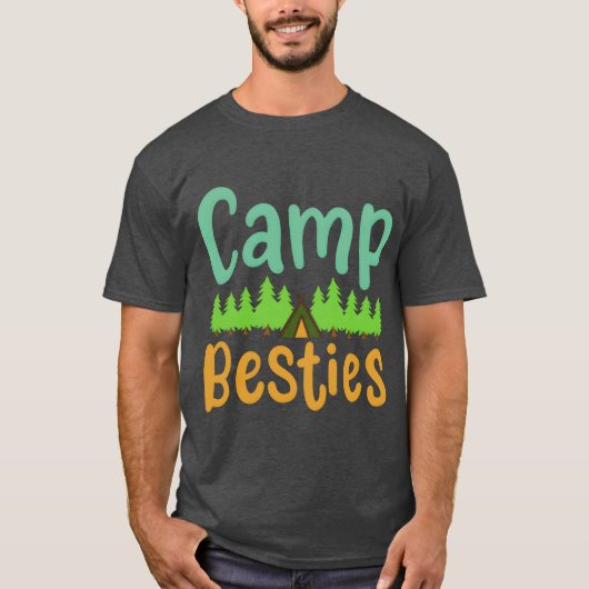 Camping Camper Camp lustig T-Shirt (Vorderseite)