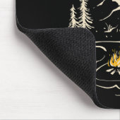 Camping Camper Camping Lagerfeuer Das Leben Ist Be Mousepad (Ecke)