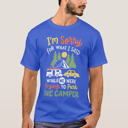 Camping Camper Caravan family T-Shirt (Vorderseite)
