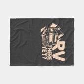 Camping Camper-Geschenk Fleecedecke (Vorderseite (Horizontal))