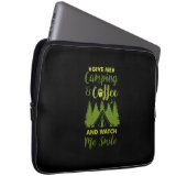 Camping Camper Kaffee Geschenk Laptopschutzhülle (Vorne Rechts)