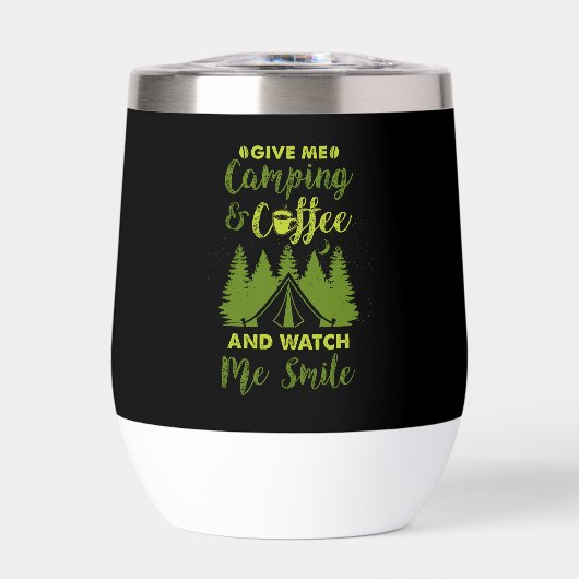 Camping Camper Kaffeegenuss (Vorderseite)