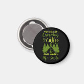 Camping Camper Kaffeegenuss Magnet (Vorderseite/Rückseite)